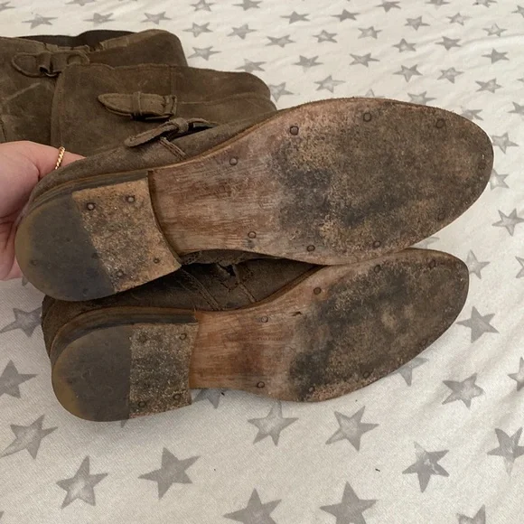 All Saints distressed suede boots size 37 - Picture 4 of 4